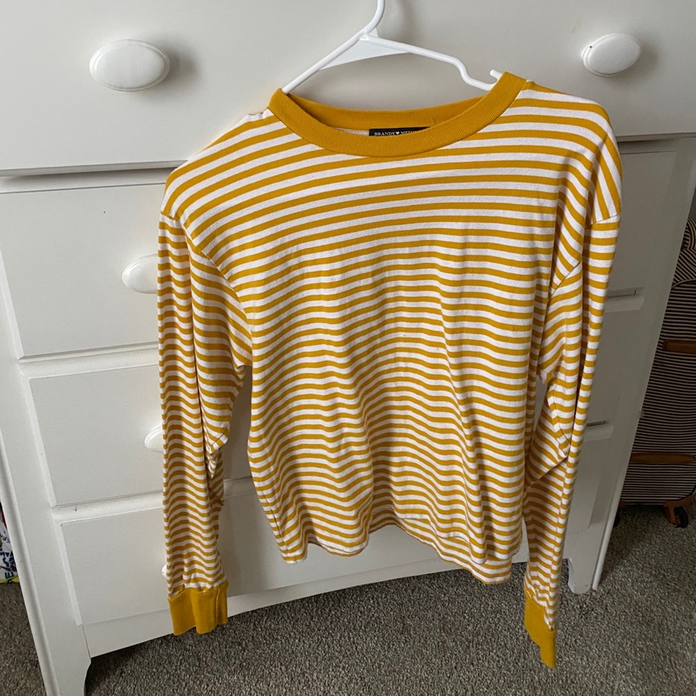 Yellow long sleeve top